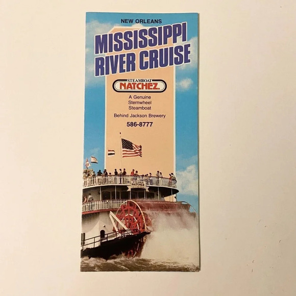 Vintage Lot of  4 New Orleans Brochures Hotel Meridian River Cruise Pamphlets - Picture 10 of 15